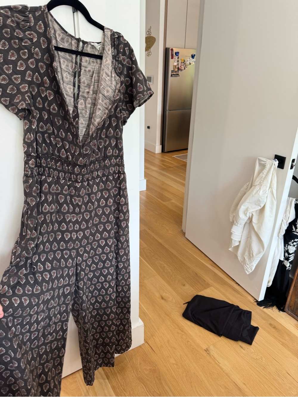Anthropologie Maeve Printed Wide Leg Jumpsuit M